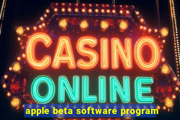 apple beta software program